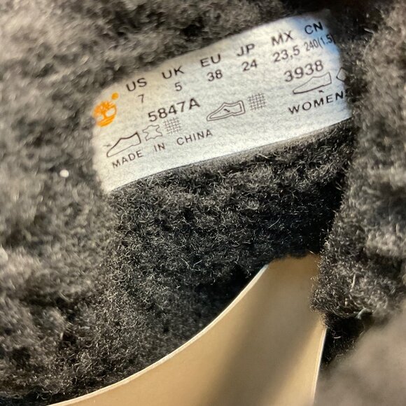 Timberland Women's EK Willowood WP Insulated 5847A Winter Boots Black Size 7M - Picture 8 of 9